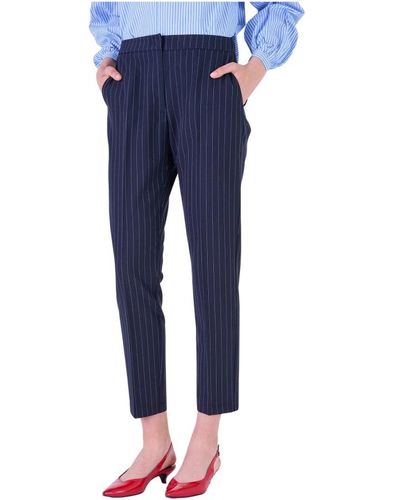 Silvian Heach Trousers > slim-fit trousers - Bleu