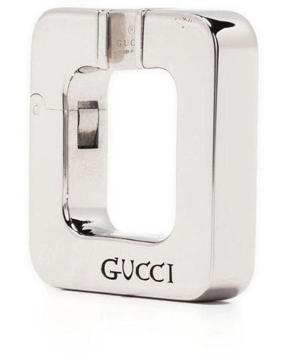Gucci Orecchino chunky hoop - Bianco