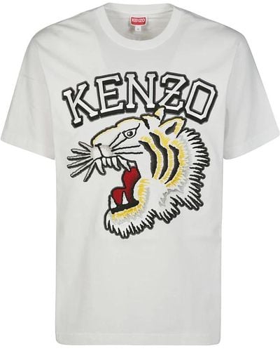 KENZO Varsity tigre jacke - Weiß