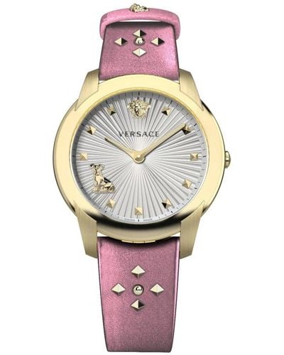 Versace V-circle Watch - Metallic