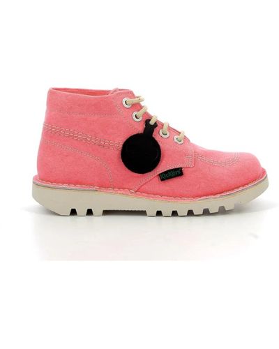 Kickers Ankle boots - Pink