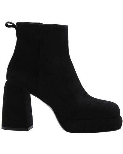 Laura Bellariva Heeled Boots - Black