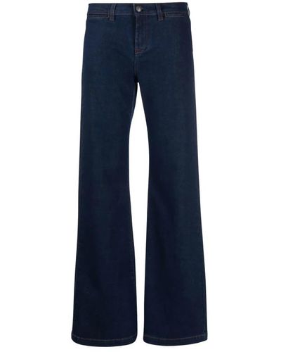 Fay Wide Jeans - Blue