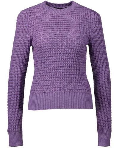 Ibana Knitwear > round-neck knitwear - Violet
