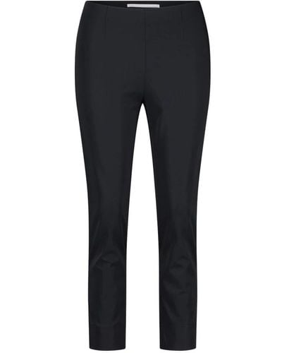RAFFAELLO ROSSI Pantalones de cintura alta ajustados con cintura elástica - Negro