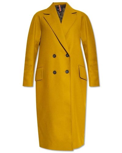 PS by Paul Smith Coats > double-breasted coats - Jaune