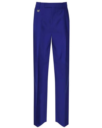 Burberry Trousers > straight trousers - Bleu