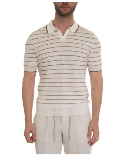 Gran Sasso Polo Shirts - White