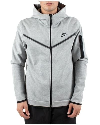 Nike Tech fleece reißverschluss hoodie - Grau