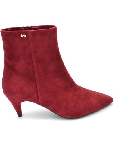 Michael Kors Heeled Boots - Red