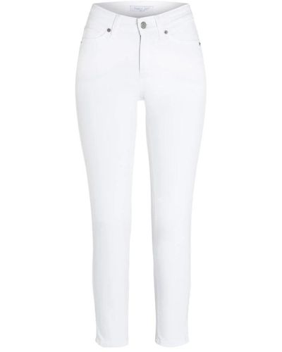 Cambio Skinny Trousers - White
