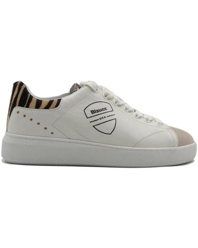 Blauer Sneakers - bianco/zebra - Grigio