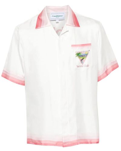 Casablanca Camisa tennis club icon - Blanco