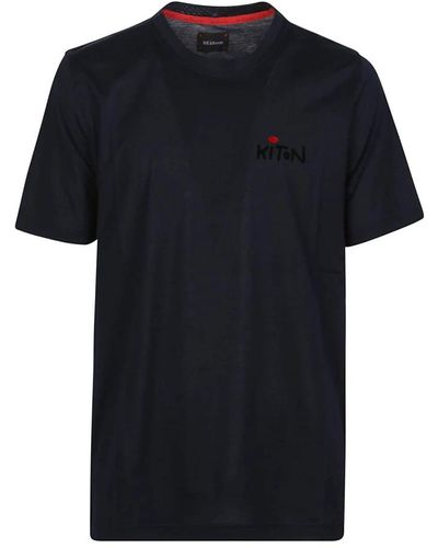 Kiton T-Shirts - Black