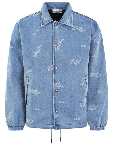 OLAF HUSSEIN Jackets > denim jackets - Bleu