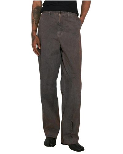 Y. Project Trousers > straight trousers - Gris