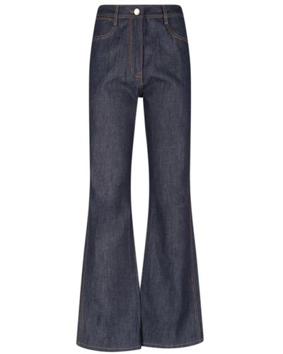 Low Classic Jeans > flared jeans - Bleu