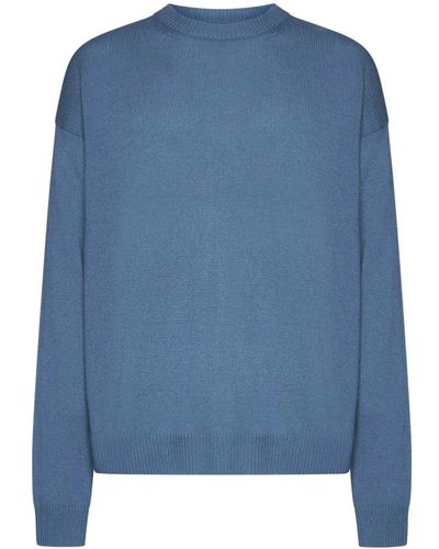 Jil Sander Ocean cashmere crew-neck sweater - Blau