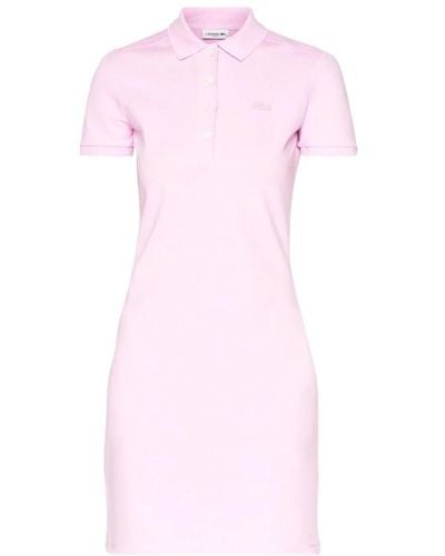 Lacoste Shirt dresses - Pink