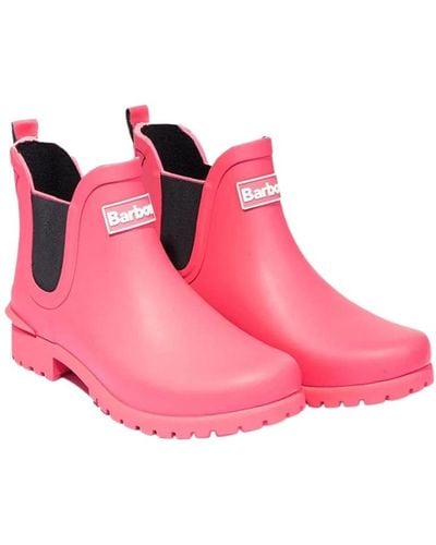 Barbour Chelsea Boots - Pink