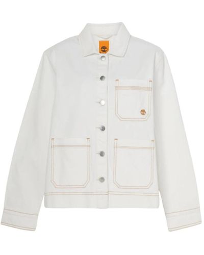 Timberland Jackets > denim jackets - Blanc