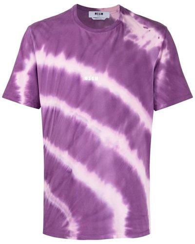 MSGM T-Shirts - Purple