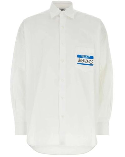 Vetements Shirts > casual shirts - Blanc
