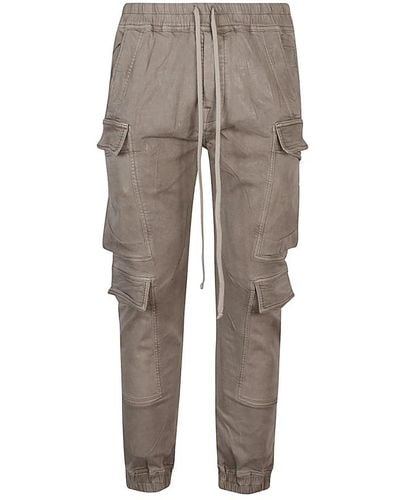 Rick Owens Slim-Fit Trousers - Grey