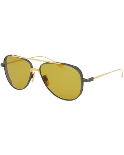 Dita Eyewear Stylische sonnenbrille für subsystem - Gelb