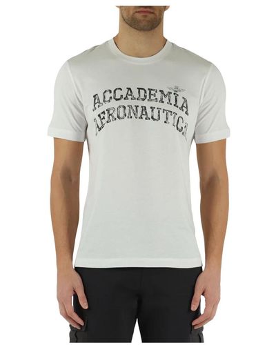 Aeronautica Militare Baumwoll logo t-shirt - Grau