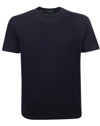 Zanone T-shirts - Blau