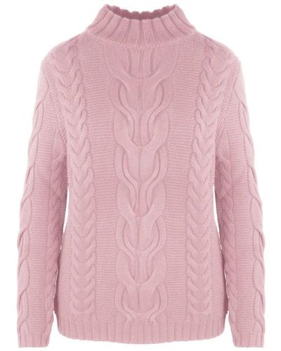 Malo Woll-kaschmir pullover - Pink