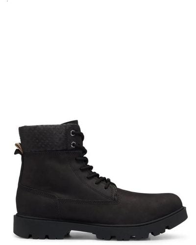 BOSS Lace-Up Boots - Black