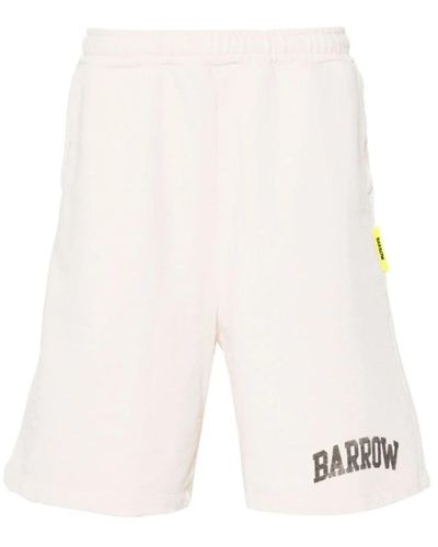 Barrow Casual sweatshorts für männer - Weiß