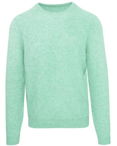 Malo Luxuriöser cashmere pullover für männer - Grün