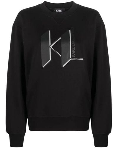Karl Lagerfeld Hoodies,weiße casual hoodie sweatshirt - Schwarz