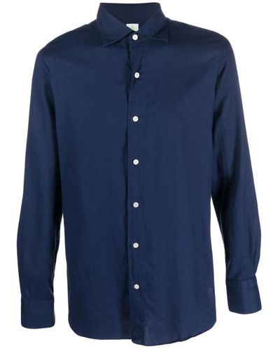 Finamore 1925 Casual Shirts - Blue