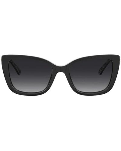 Love Moschino Schmetterling schwarze sonnenbrille