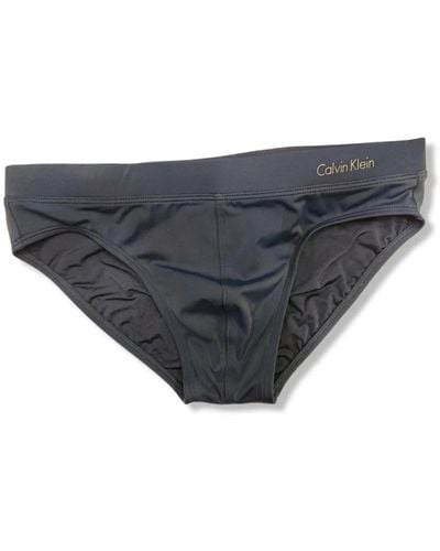 Calvin Klein Shorts con logo a contrasto - Grigio