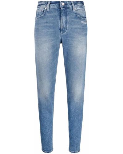 Off-White c/o Virgil Abloh Slim-fit jeans - Blau