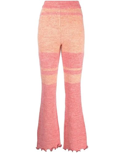 ANDERSSON BELL Straight Trousers - Pink