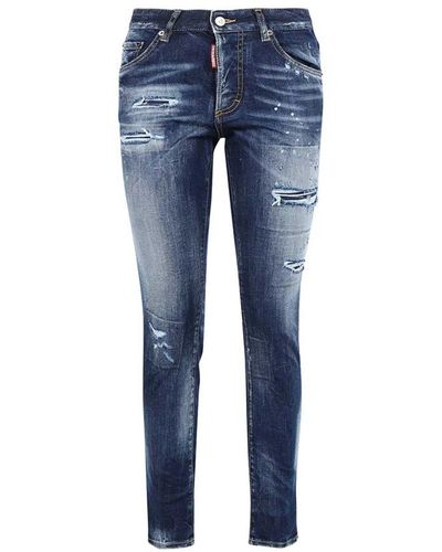 DSquared² Jeans > slim-fit jeans - Bleu