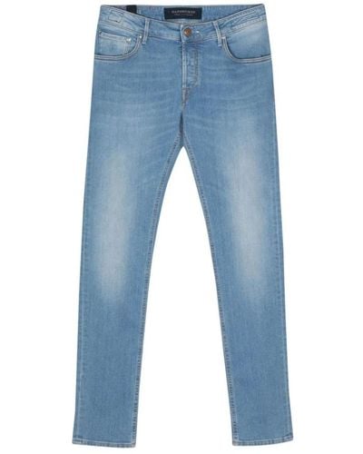Hand Picked Slim-fit jeans - Blau