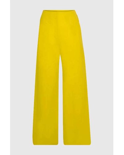 Ulla Johnson Wide Trousers - Yellow