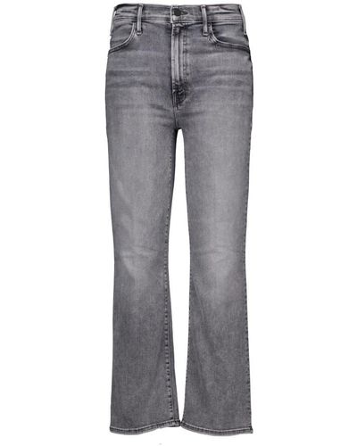Mother Boot-Cut Jeans - Gray
