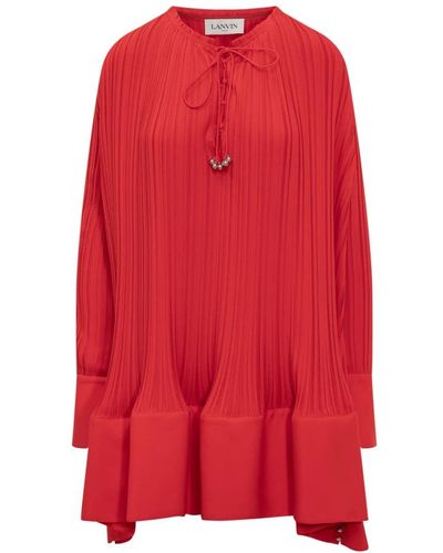 Lanvin Short Dresses - Red