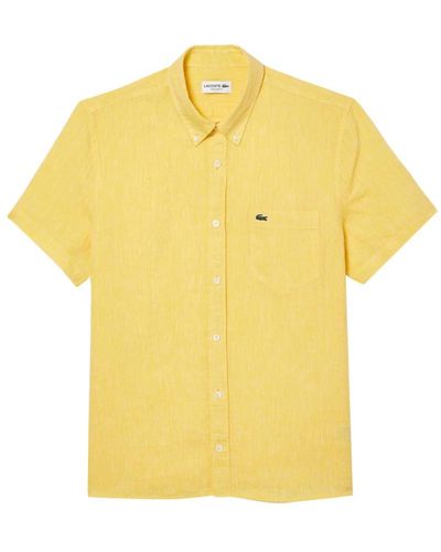 Lacoste Shirts yellow - Giallo
