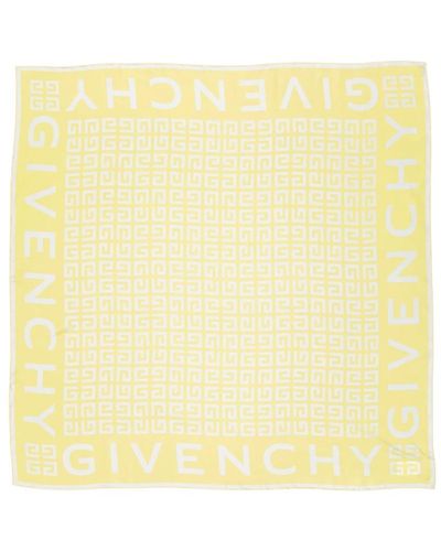 Givenchy Seidenschal 4g-druck - Gelb