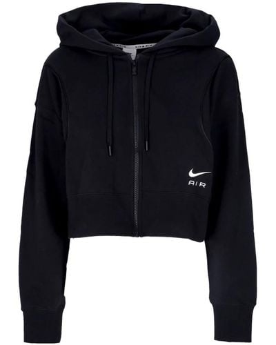 Nike Sportswear air fleece full-zip hoodie - Schwarz