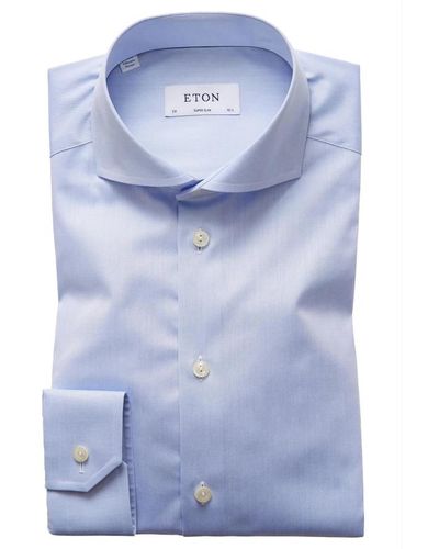 Eton Formal Shirts - Blau